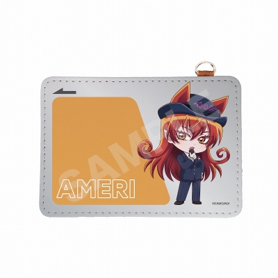 【グッズ-パスケース】魔入りました!入間くん レザーパスケース/05 アザゼル・アメリ