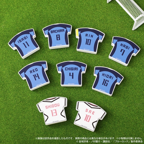 グッズ-マグネット】ブルーロック ユニフォーム形クリップマグネット 凪クリップマグネット
