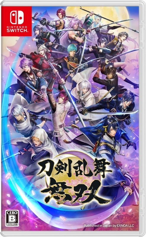 【NS】刀剣乱舞無双 通常版 アニメイト限定セットB.先行販売スクエア缶バッジ3個セット(第一部隊 隊長：三日月宗近 他)