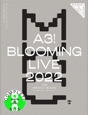 【Blu-ray】A3! BLOOMING LIVE 2022 BD BOX 初回生産限定版