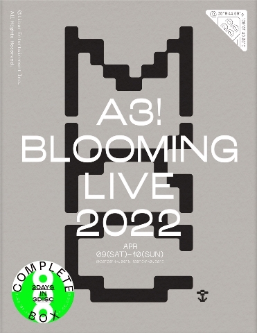 Blu-ray】A3! BLOOMING LIVE 2022 BD BOX 初回生産限定版 | アニメイト