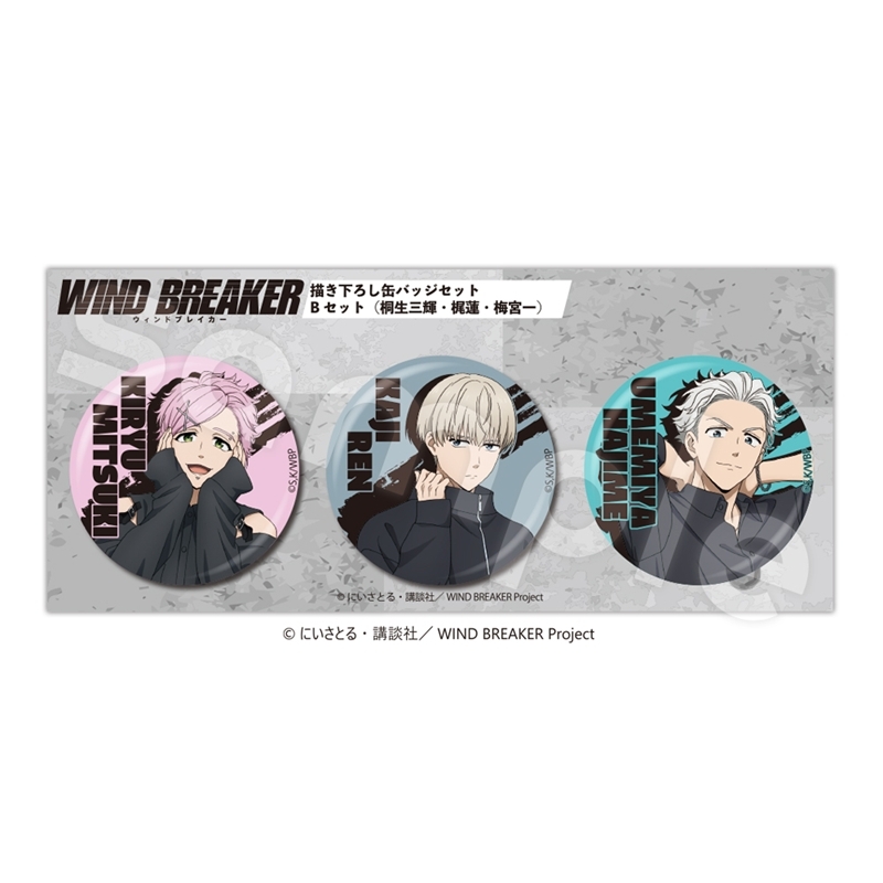 グッズ-バッチ】WIND BREAKER Season2 缶バッジセット-2026カレンダー 