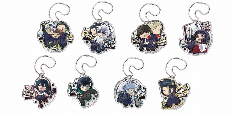 【グッズ-キーホルダー】呪術廻戦 ぴた！でふぉめ 懐玉・玉折オープニング&エンディングアクリルキーホルダー