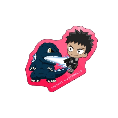 【グッズ-ステッカー】怪獣8号 ゴジラコラボ ちびキャラダイカットステッカー 日比野カフカ&ゴジラ