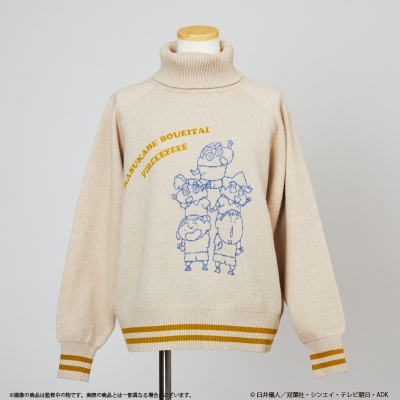 【グッズ-ジャンパー・コート】クレヨンしんちゃん カスカベ防衛隊ニット【Palude】