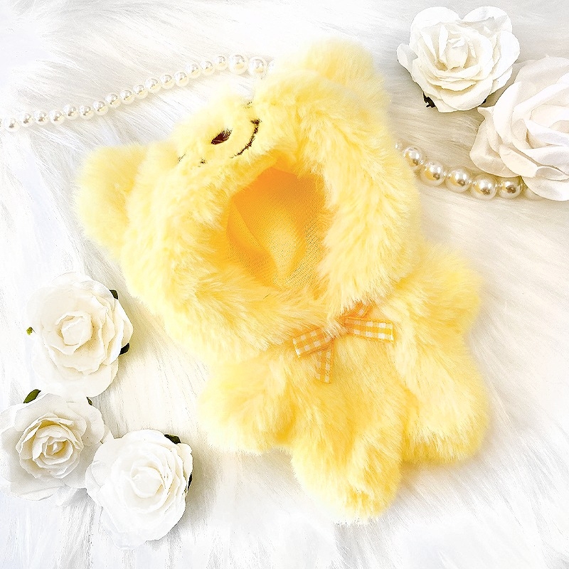 【グッズ-衣装】ノンキャラオリジナル ぬいぐるみ用着ぐるみ/10cm用/YL(イエロー)【G.triGer】