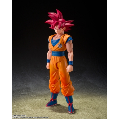 【アクションフィギュア】S.H.Figuarts ドラゴンボール超 超サイヤ人ゴッド孫悟空<神の気を纏いし姿>
