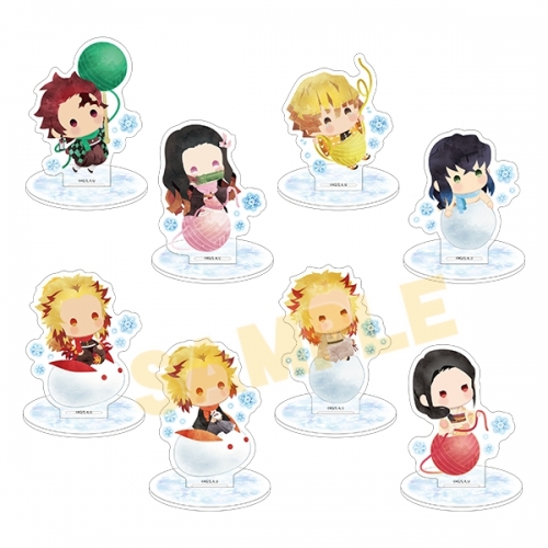 グッズ マスコット 鬼滅の刃 ゆらふわランダムミニアクリルマスコット ウィンターver Vol 1 アニメイト