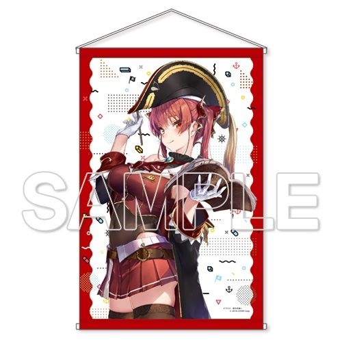 その他 書籍 宝鐘マリン ファンブック コミックアンソロジー お宝海賊日誌 専門店限定セット B2タペストリー付き アニメイト