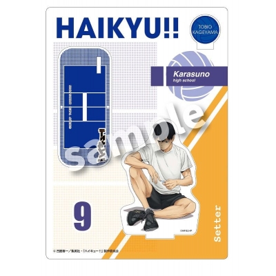 【グッズ-スタンドポップ】ハイキュー!! 準備 アクリルスタンドプレート 影山飛雄