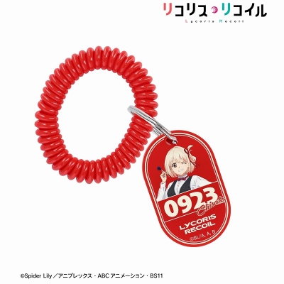 【グッズ-キーホルダー】TVアニメ「リコリス・リコイル」 描き下ろし 錦木千束 プレイヤーver. ロッカーキー風アクリルキーホルダー