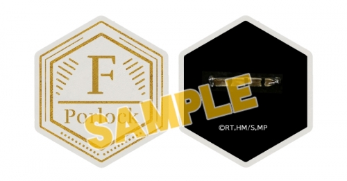 グッズ ピンブローチ 憂国のモリアーティ ワッペンブローチ フレッド ポーロック アニメイト