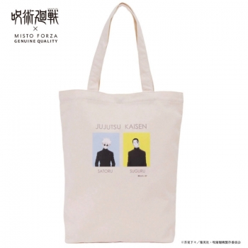 グッズ-バッグ】呪術廻戦 × MISTOFORZA Simple Campus Tote キナリ 