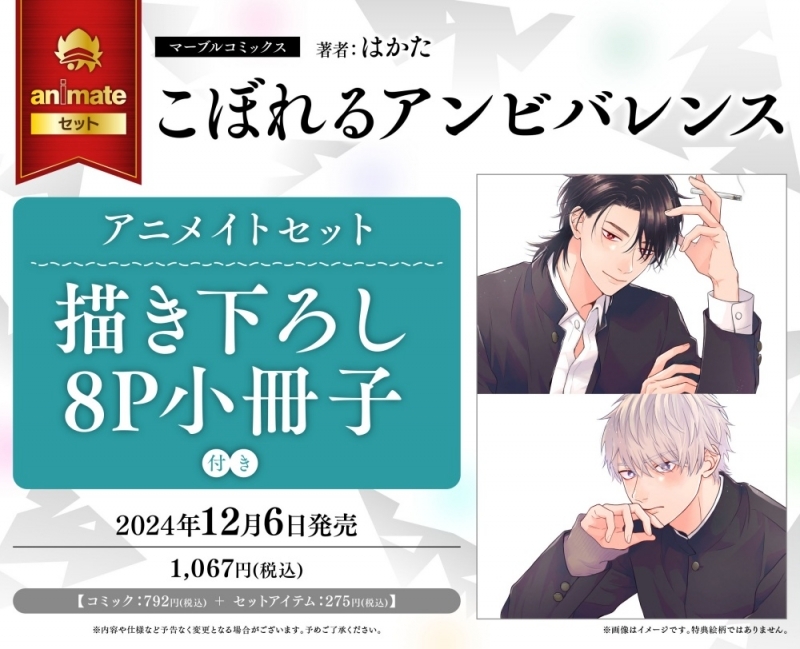 【コミック】こぼれるアンビバレンス アニメイトセット【描き下ろし8P小冊子付き】