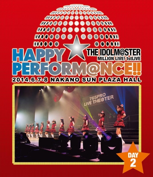 Blu-ray】THE IDOLM@STER MILLION LIVE! 1stLIVE HAPPY☆PERFORM@NCE  