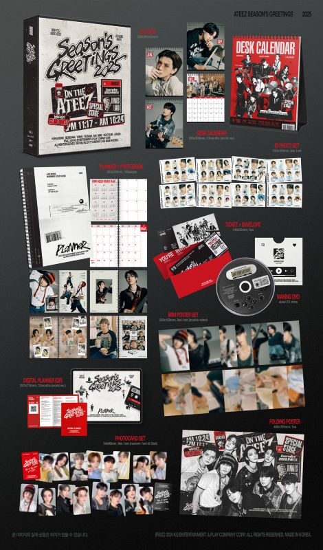 グッズ(音楽)】セット物 ATEEZ 2025 SEASON