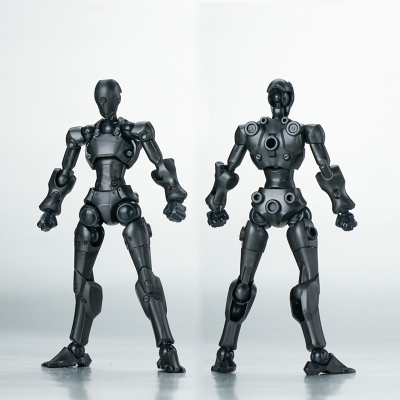 【プラモデル】3 min projectシリーズ 強攻異人 VOL.2 トランスペアレントメタリック 1/18