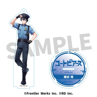 【グッズ-キーホルダー】ユートピアース アクリルスタンドキーホルダー 藤城 雅(ふじみや)【再販】