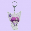 【グッズ(音楽)】キーホルダー 浦島坂田船×サンリオキャラクターズ アクリルキーホルダー 志麻×クロミの画像