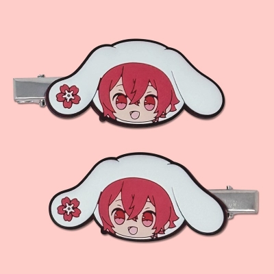 【グッズ(音楽)】ヘアバンド 浦島坂田船×サンリオキャラクターズ ヘアクリップ となりの坂田。×シナモロール