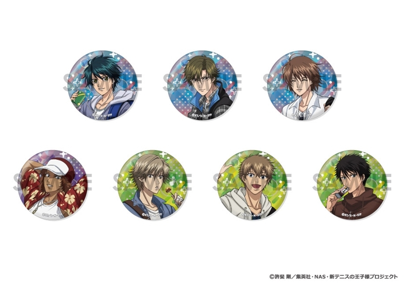 【グッズ-バッチ】新テニスの王子様 トレーディングホログラム缶バッジ ～王子様達の休日～ BOX.A