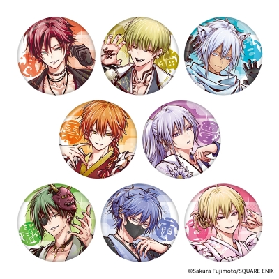 【グッズ-バッチ】雅血の陰陽師 トレーディング缶バッジ(Letter & Moon)