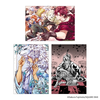 【グッズ-ポストカード】雅血の陰陽師 大きなポストカード3枚セット B