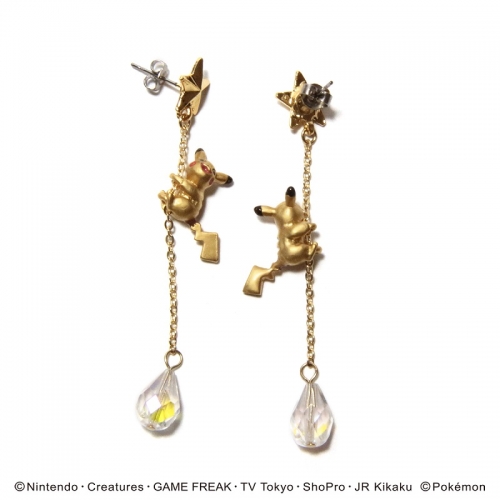グッズ ピアス ポケットモンスター ピカチュウぶら下がりピアス アニメイト