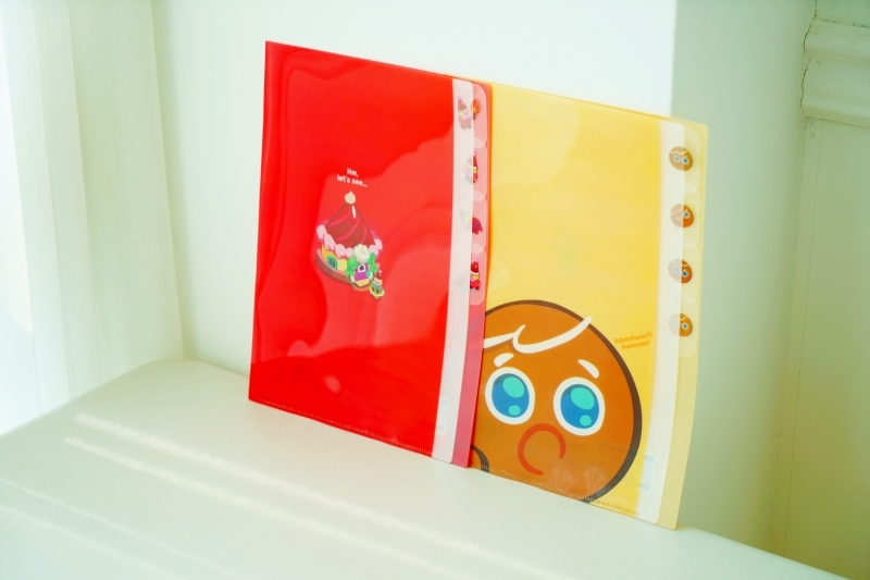 グッズ 文具 デスク用品 グッズ クリアファイル クッキーランシリーズ インデックスファイル 勇敢なクッキー アニメイト