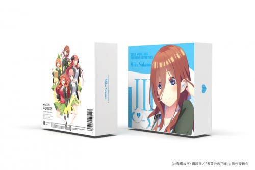 グッズ オーディオアクセサリー True Wireless Stereo Earphones アニメ 五等分の花嫁 中野三玖 Cv 伊藤美来 モデル アニメイト