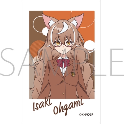 【グッズ-ブロマイド】人外教室の人間嫌い教師 チェキプリント/尾々守一咲
