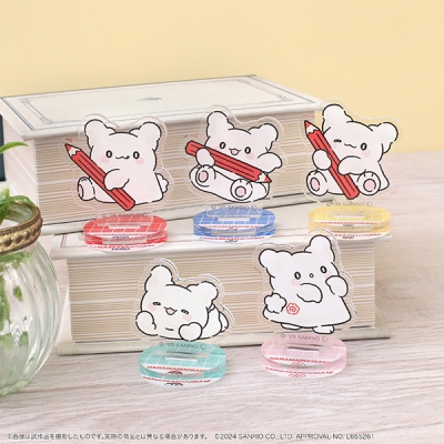 【グッズ-スタンドポップ】サンリオ はなまるおばけ ちゅあスタ/ミニチュアアクリルスタンドコレクション