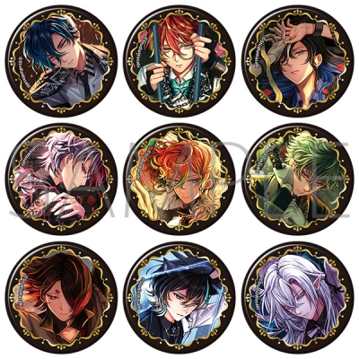 【グッズ-バッチ】悪魔執事と黒い猫 箔押しキャラバッジコレクション/4th Anniversary B