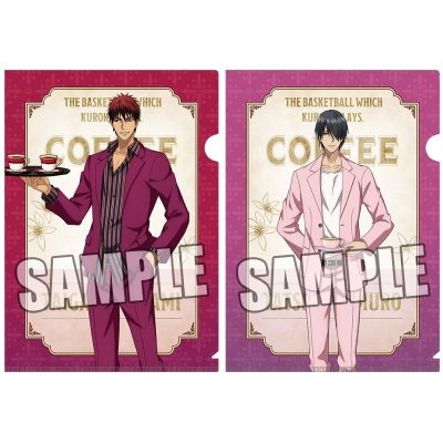 【グッズ-クリアファイル】黒子のバスケ クリアファイル2枚セット 「火神 大我&氷室 辰也」Tea Break Ver.