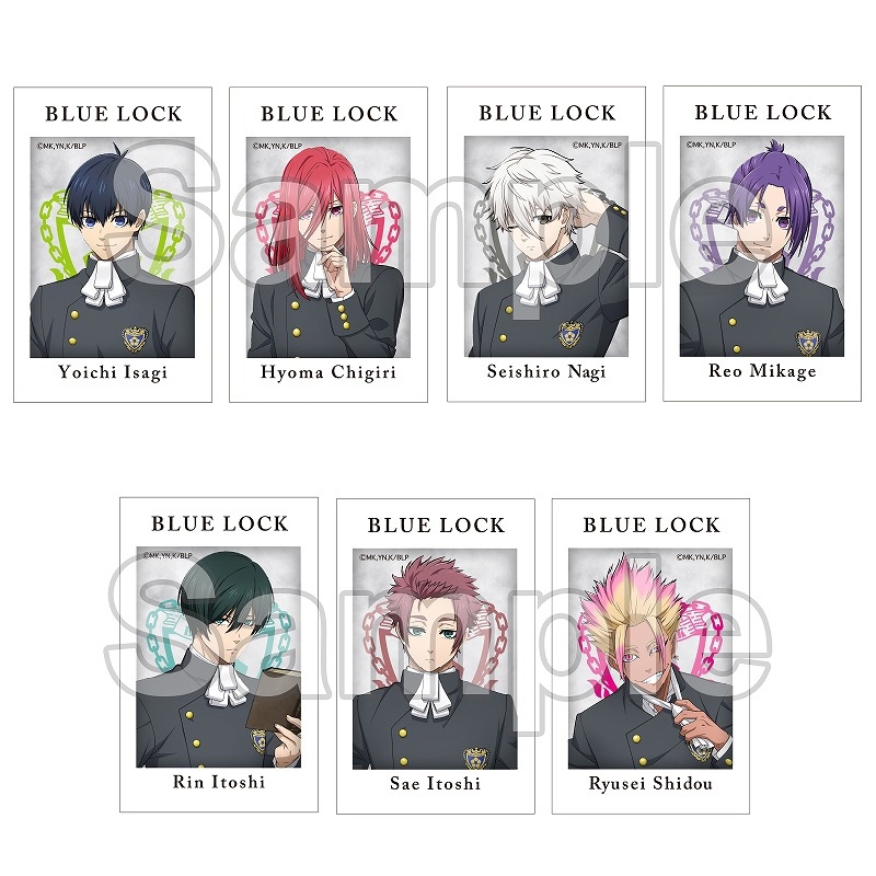 【グッズ-カード】ブルーロック ブロマイド風カードセット BLUE LOCK ACADEMY【再販】