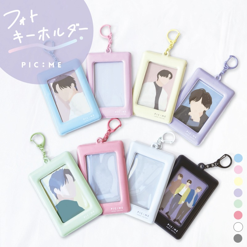 【グッズ-キーホルダー】ノンキャラオリジナル フォトキーホルダー ディープブラック【PIC:ME】