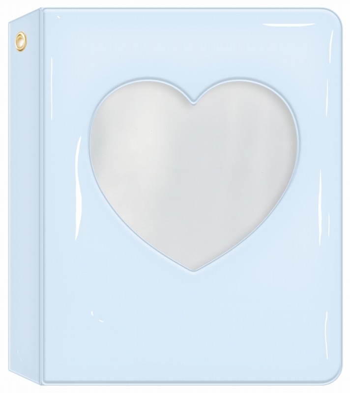 【グッズ-ファイル】ノンキャラオリジナル コレクトブック ペールブルー【PIC:ME】