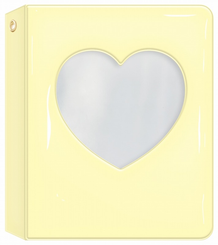 【グッズ-ファイル】ノンキャラオリジナル コレクトブック レモンイエロー【PIC:ME】