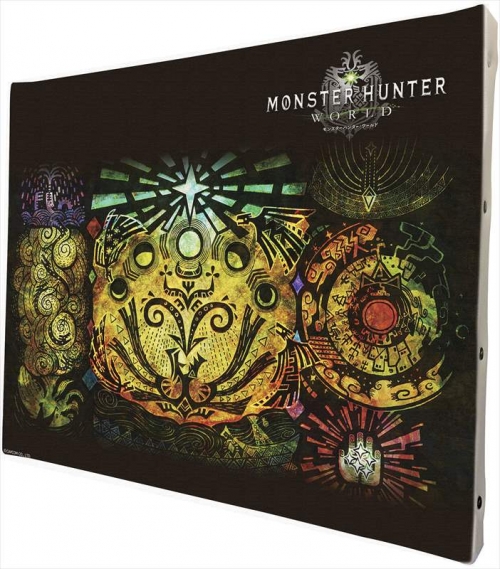 グッズ ボード モンスターハンター ワールド F3キャンパスアート 5匹の竜の話 アニメイト