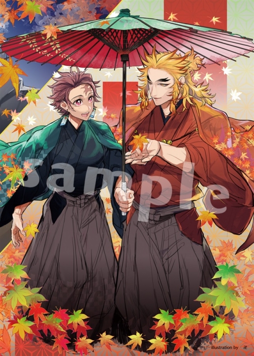 同人誌 炭治郎 煉獄 極彩色イラストアンソロジー 旅 アニメイト