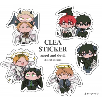 【同人グッズ】ギヴンダイカットステッカー天使と悪魔Ver.