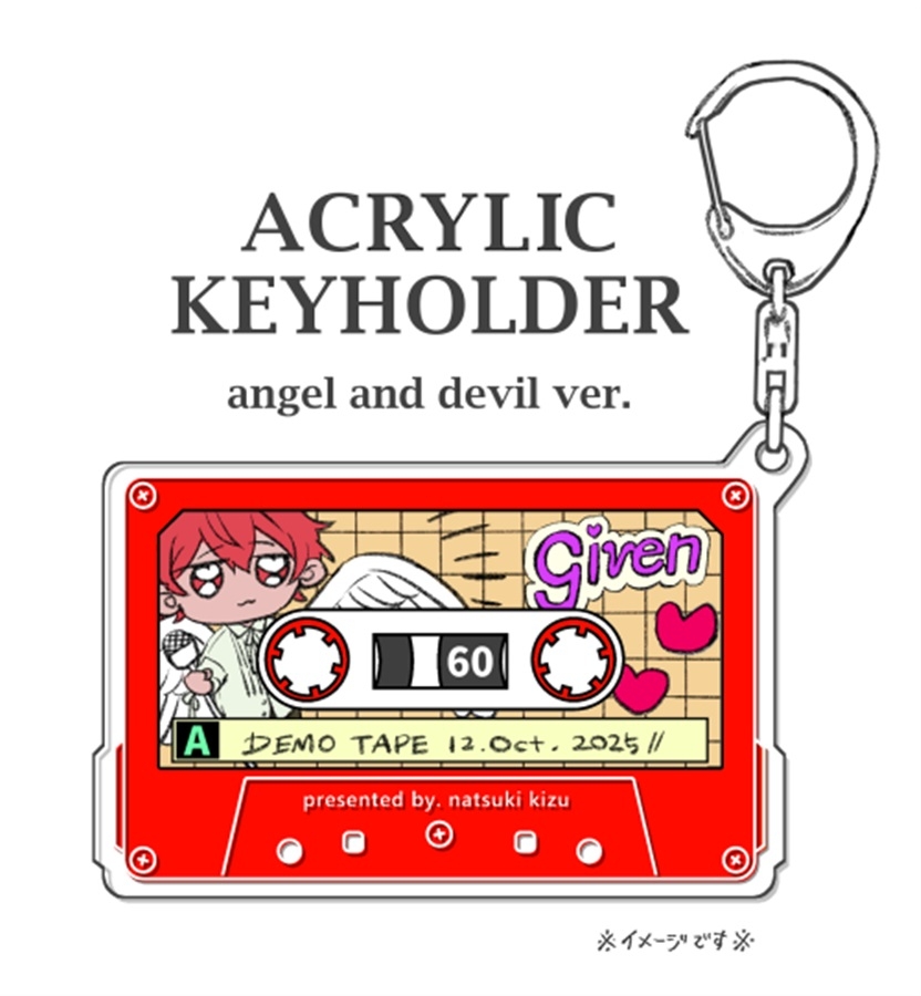 【Doujin Goods】Given Acrylic Keychain Angel and Devil Ver.【Second Reservation】