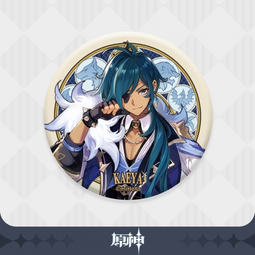 グッズ バッチ 原神 モンド城シリーズ 缶バッジ ガイア アニメイト