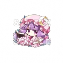 【グッズ-キーホルダー】東方Project ダイカットアクリルキーホルダー/パチュリー・ノーレッジ(茜屋 Ver.)の画像