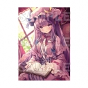 【グッズ-クリアファイル】東方Project クリアファイル/パチュリー・ノーレッジ・読書(かさね Ver.)の画像