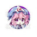 【グッズ-バッチ】東方Project 缶バッジ/西行寺幽々子(茜屋 Ver.)の画像