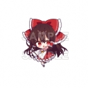 【グッズ-キーホルダー】東方Project ダイカットアクリルキーホルダー/博麗霊夢(雨野みず Ver.)の画像