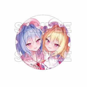 グッズ-バッチ】東方Project 缶バッジ/レミリア・スカーレット&フラン 
