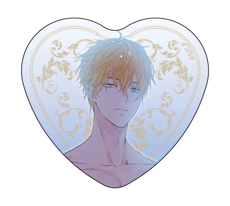 【グッズ-バッチ】ある日、お姫様になってしまった件について ハート型ホロ缶バッジ 2 クロード