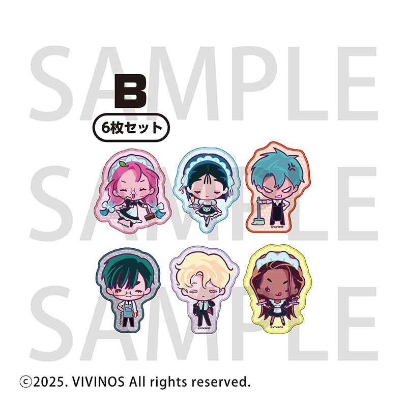 【グッズ-ステッカー】ALIEN STAGE ホログラムステッカーセット B【アニメイトカフェ】